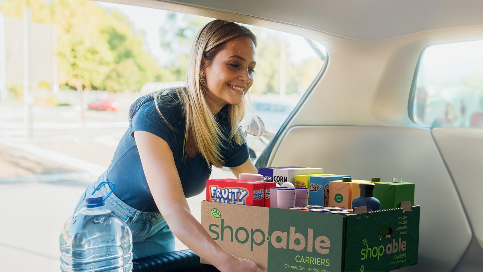 Shop.able Carriers Offer Easy-to-Recycle Option for Transporting Groceries