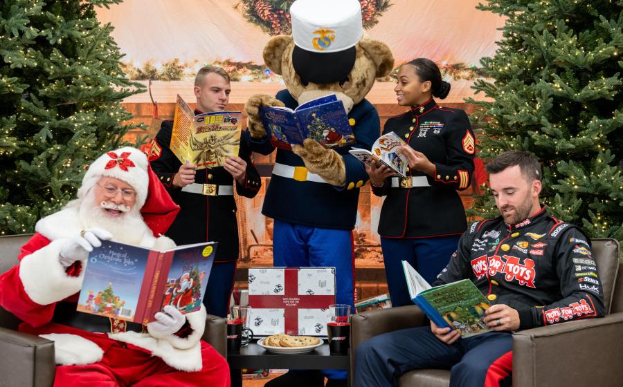 Help Marine Toys for Tots Combat Childhood Illiteracy 